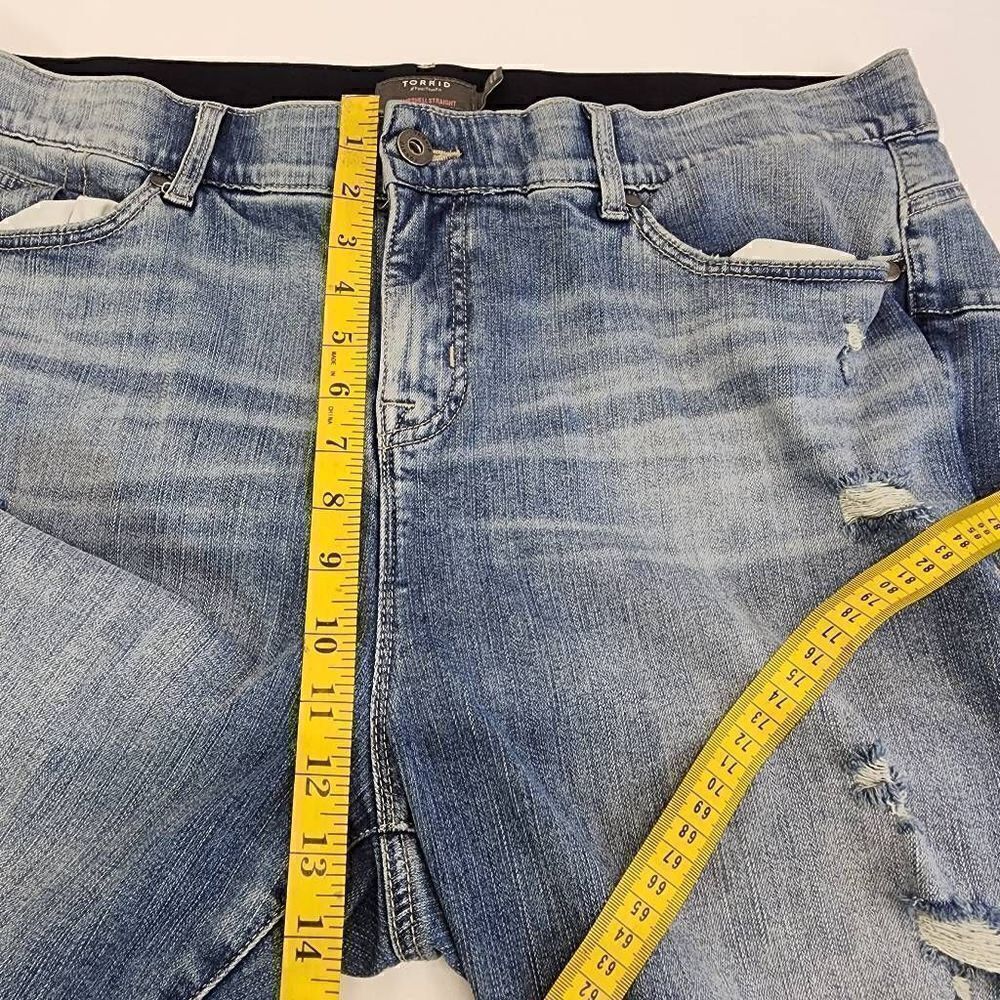 Torrid Bombshell Straight Premium Stretch Distres… - image 5